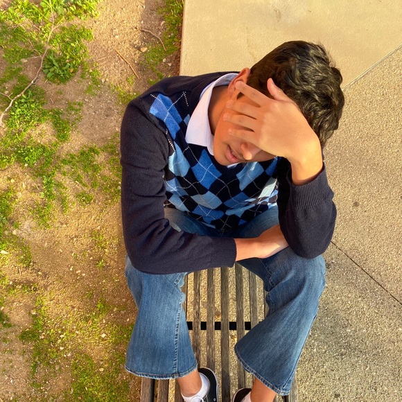 vintage argyle sweater - Picture 7 of 7